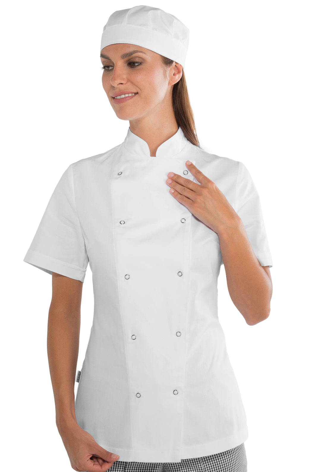 Giacca Lady Chef Bottoni a Pressione - Isacco