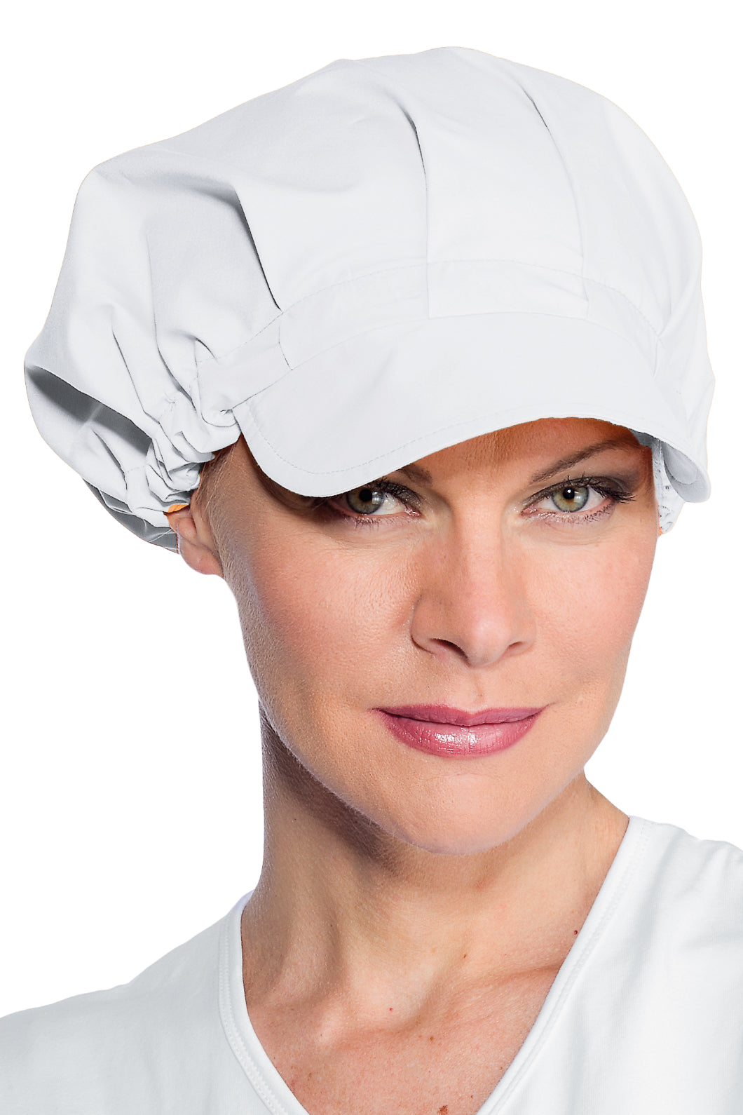 Cuffia Donna rete con visiera
